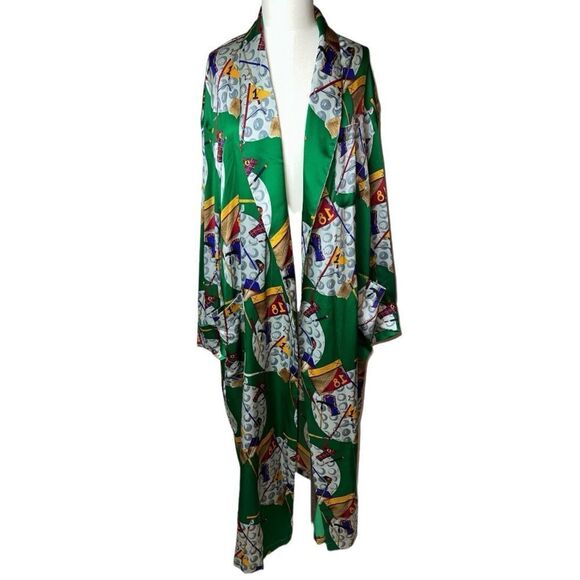 Nicole Miller Robe Unisex Size M Rare Vintage Golf Robe - Picture 1 of 5